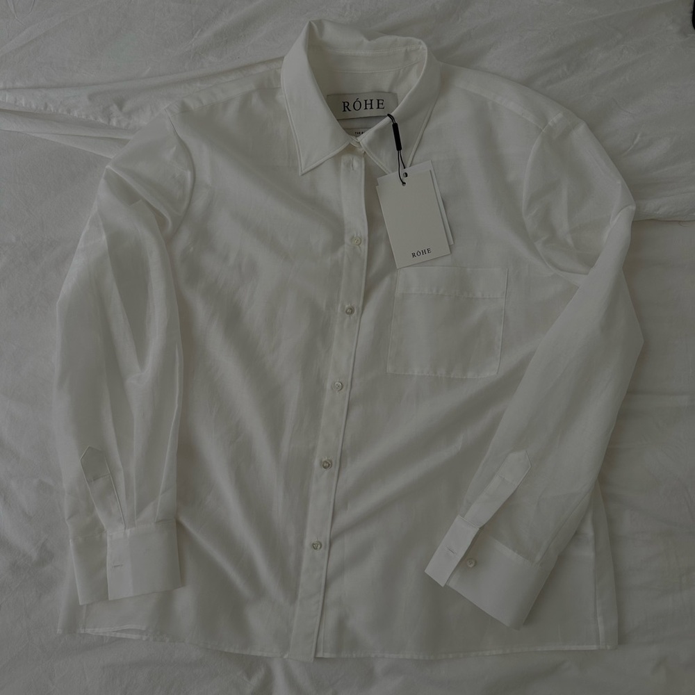 Róhe Lightweight Cotton/Silk Shirt